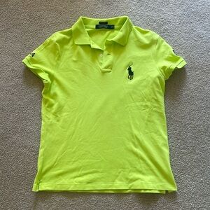 Lime Green Ralph Lauren Classic Fit Polo